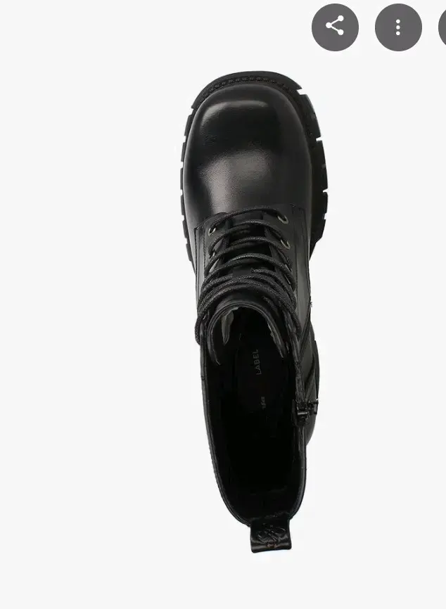 Botines negros con plataforma - 2