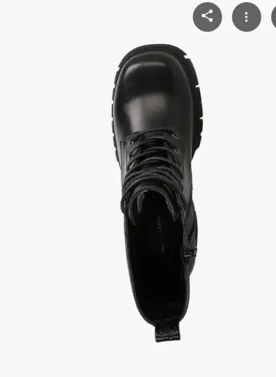 Botines negros con plataforma - miniatura 2