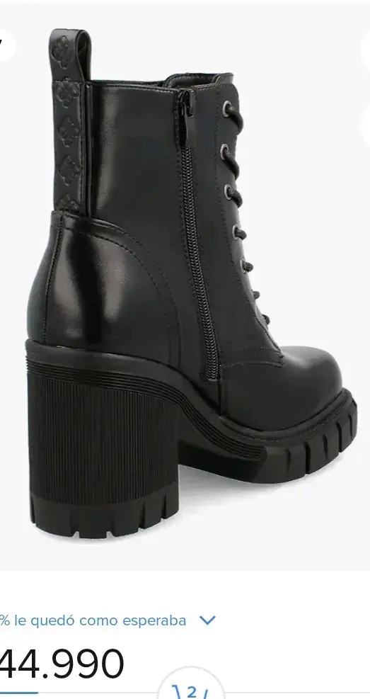 Botines negros con plataforma - 3