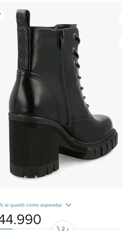 Botines negros con plataforma - miniatura 3