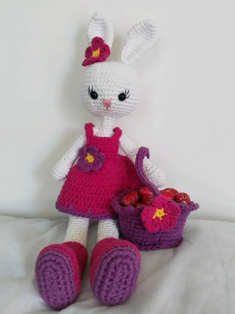 Conejo amigurumi tejido a crochet - 1