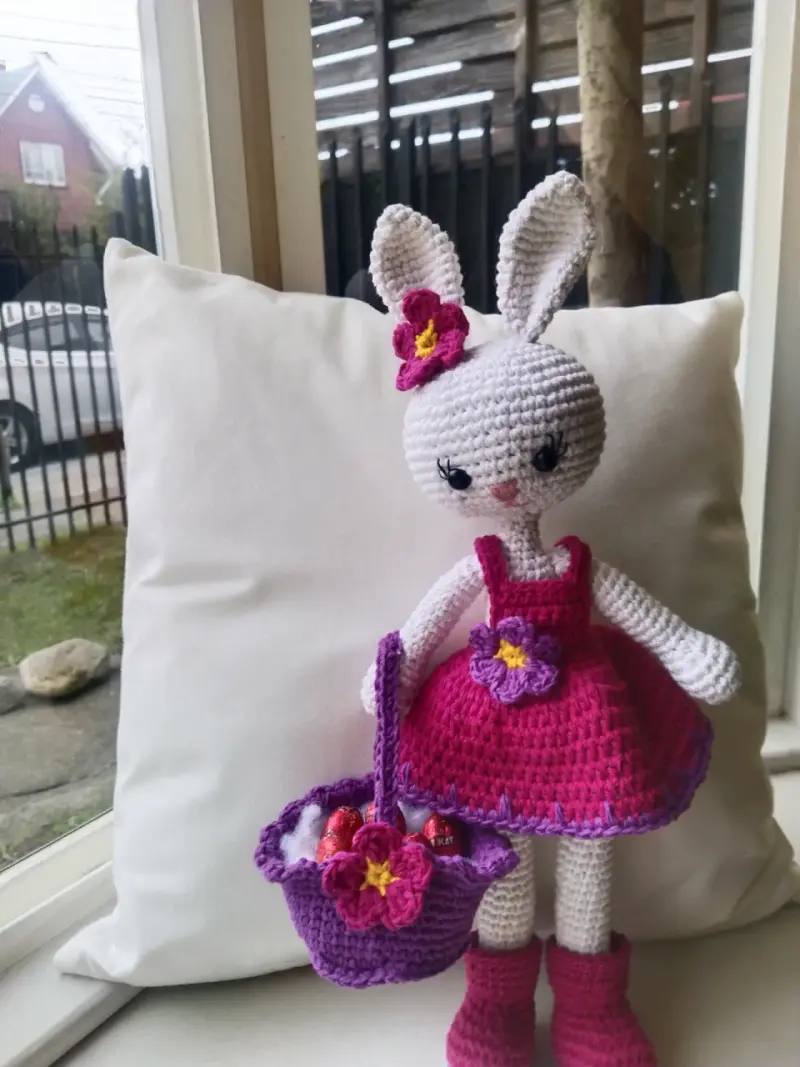 Conejo amigurumi tejido a crochet - 2