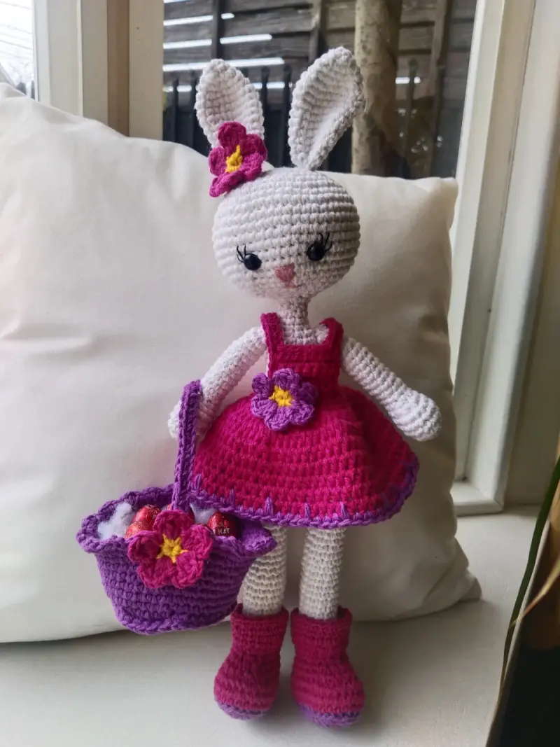 Conejo amigurumi tejido a crochet - 4