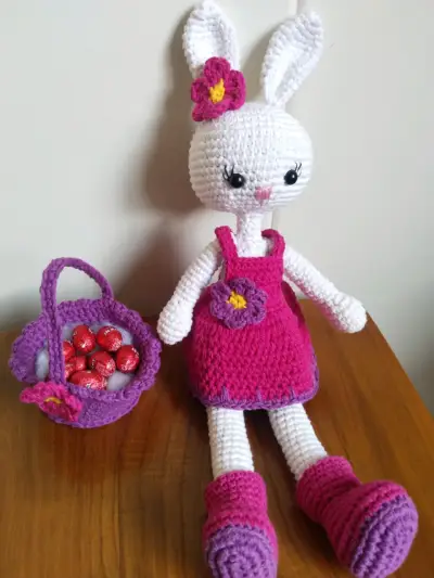 Conejo amigurumi tejido a crochet - miniatura 5