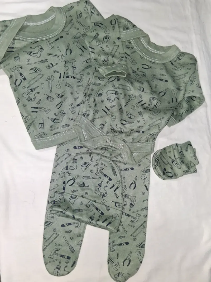 Pijama bebé dinosaurio celeste - 2