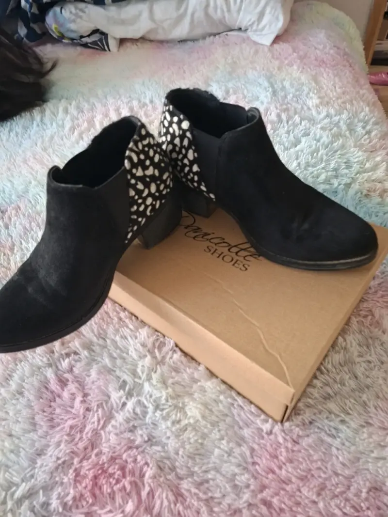Botines negros de gamuza - 2