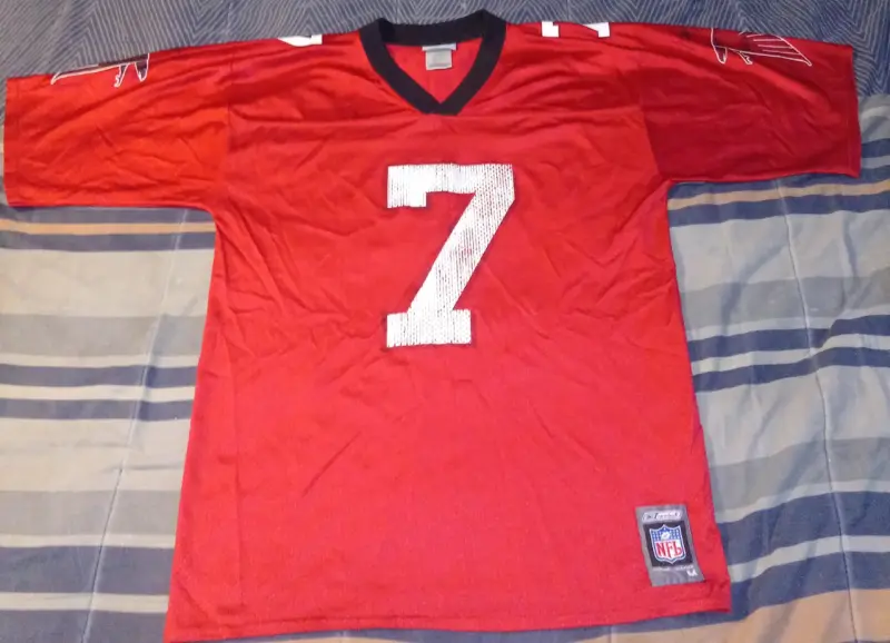 Camiseta NFL roja número 7 - 1