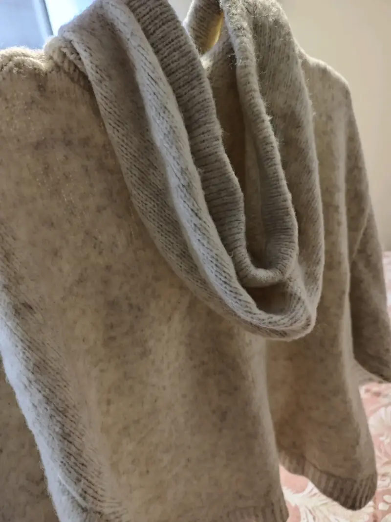 Polerón Beige con Capucha - 2