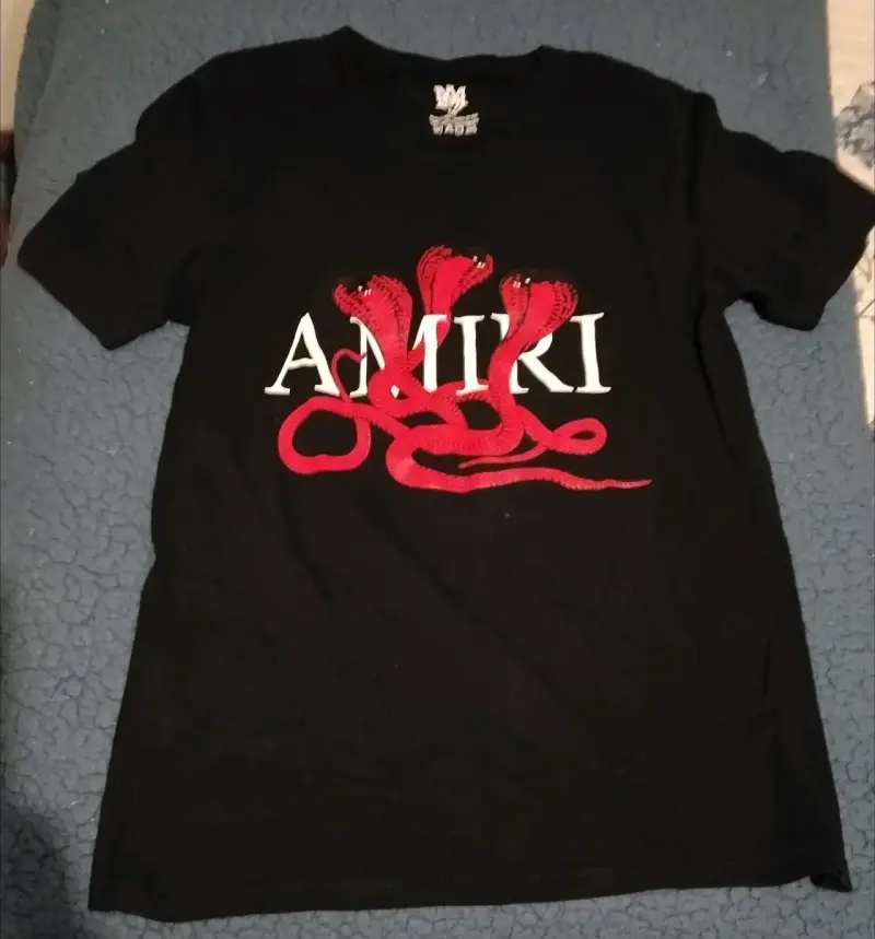 Polera Amiri cobras talla S/M