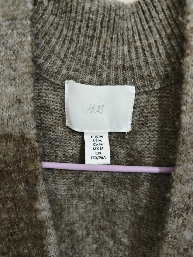 Cardigan de lana gris - 2