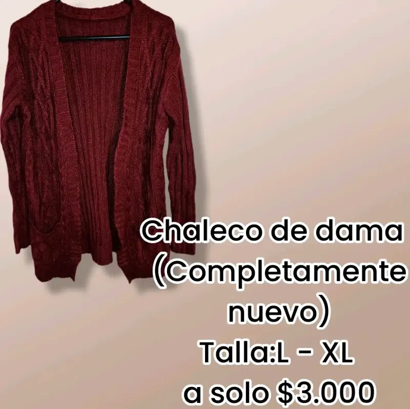 Chaqueta roja mujer XL - 6