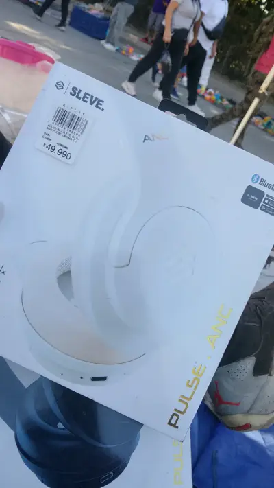 Audífonos Bluetooth ANC beige - miniatura 2