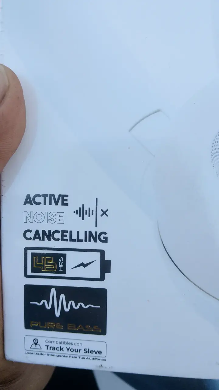 Audífonos Bluetooth ANC beige - 4