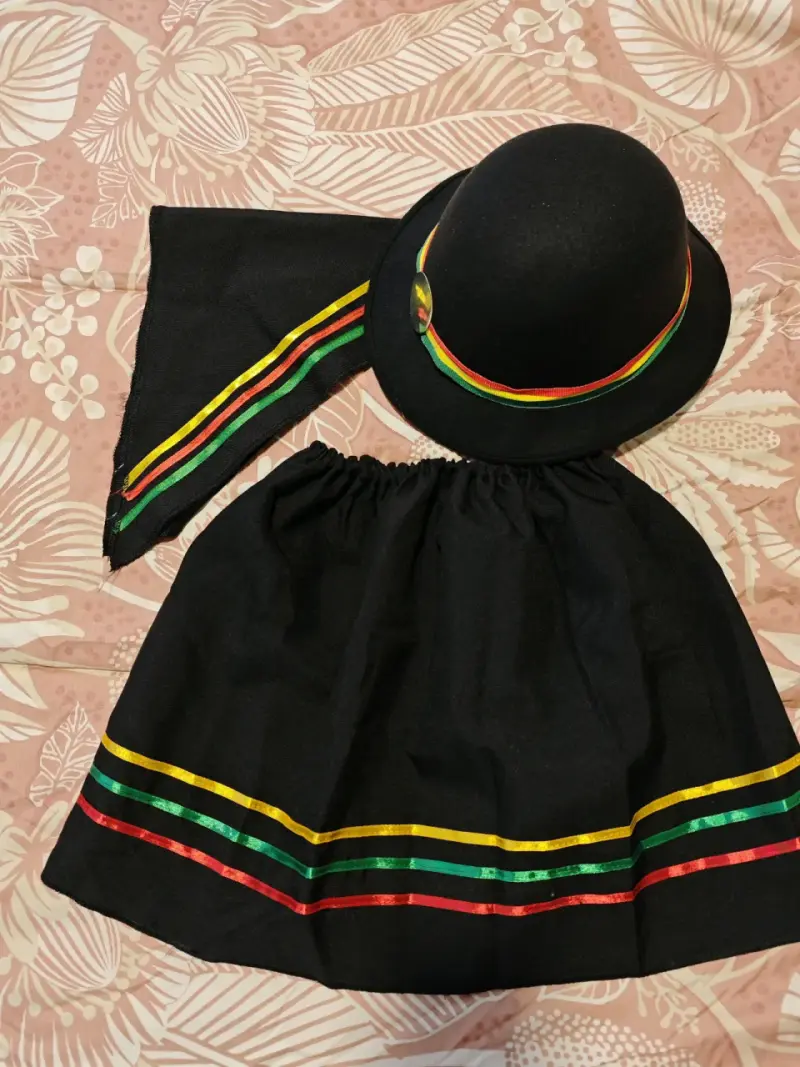 Traje nortino negro T6