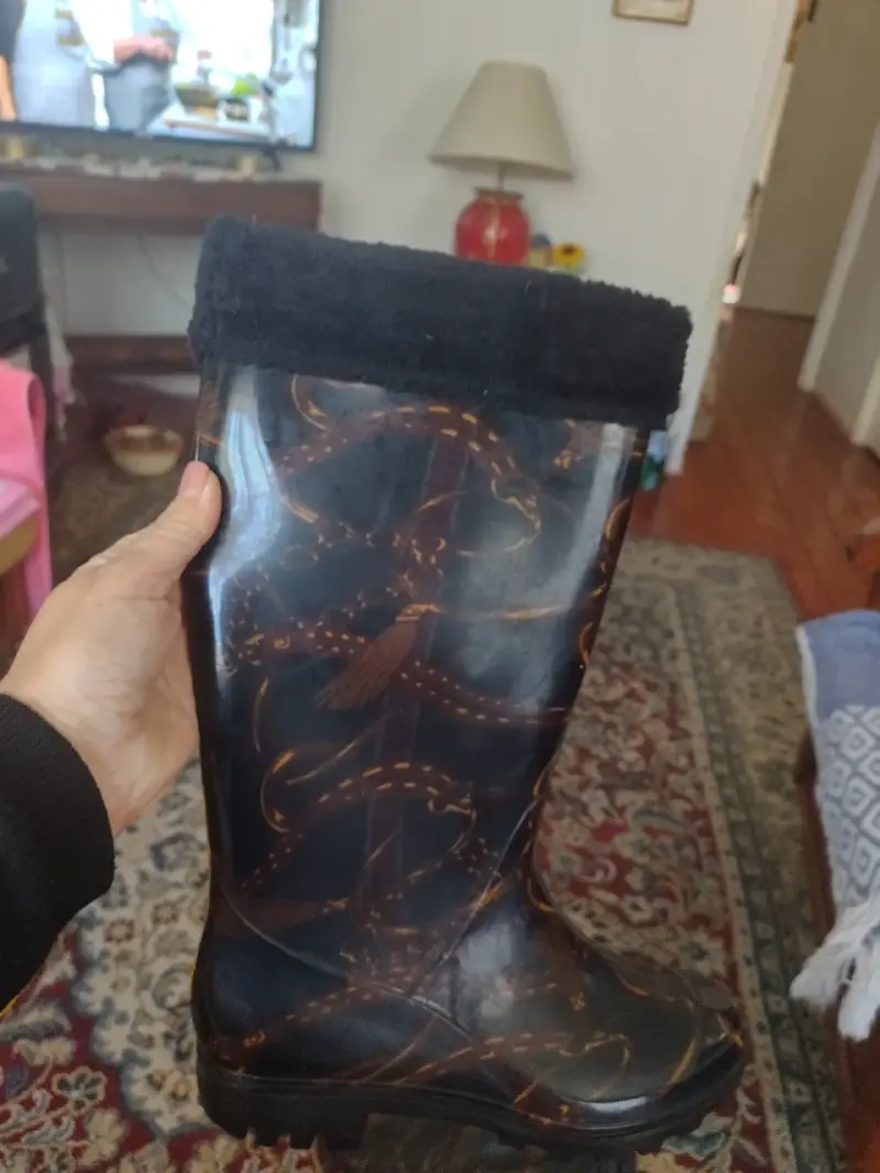 Botas de lluvia café número 38 - 3