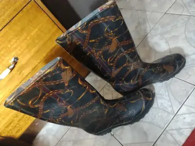 Botas de lluvia café número 38 - miniatura 6
