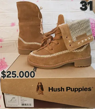 Botas Hush Puppies marrón talla 31 - miniatura 1