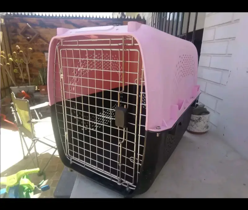 Transportadora de mascotas rosa - 3