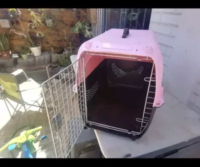 Transportadora de mascotas rosa - miniatura 4