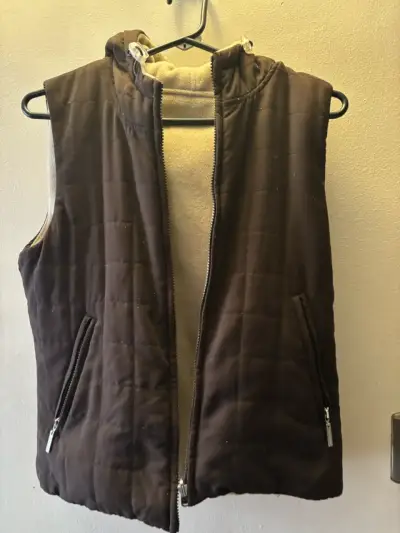 Polar reversible marrón con capucha - miniatura 1