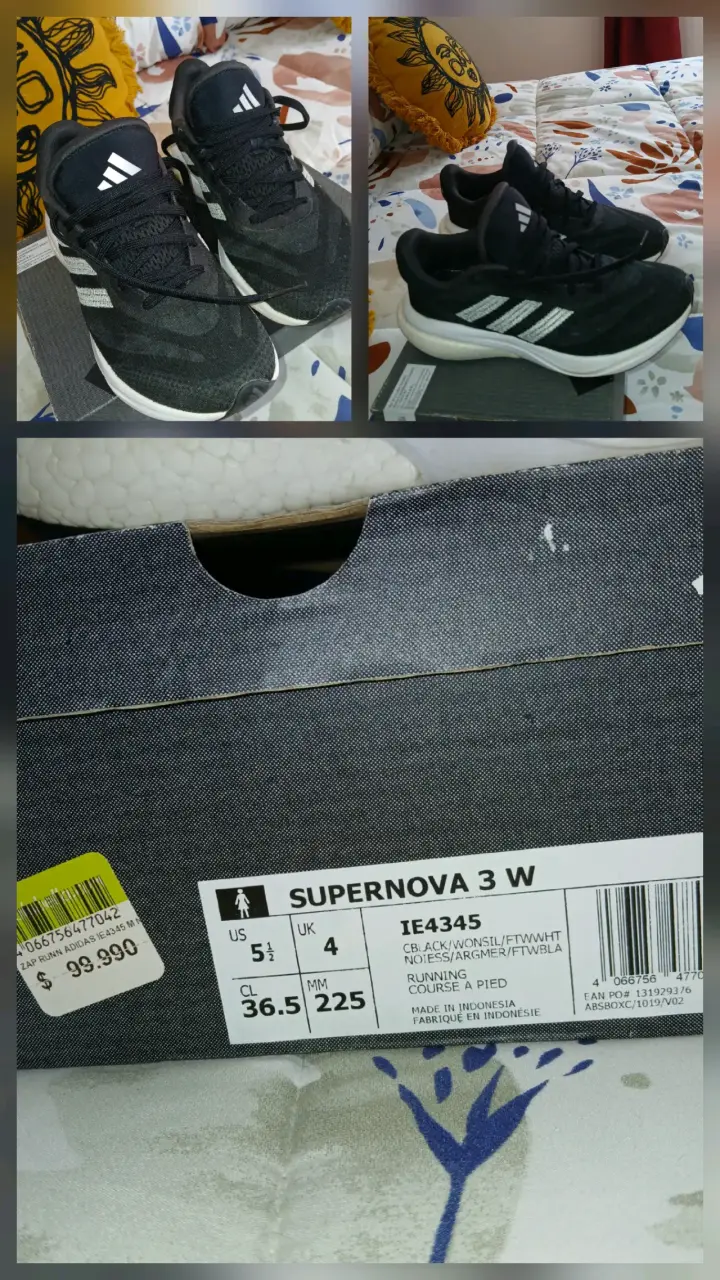 Zapatillas negras talle 36 - 2