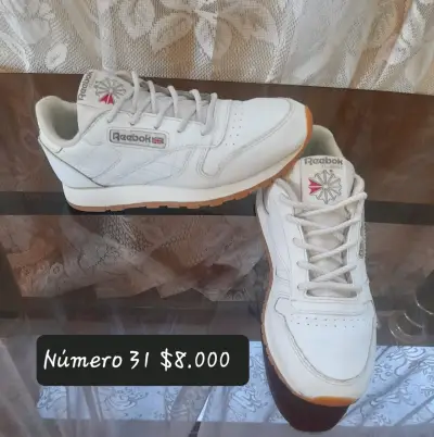Zapatillas Reebok blancas talla 31 - miniatura 1