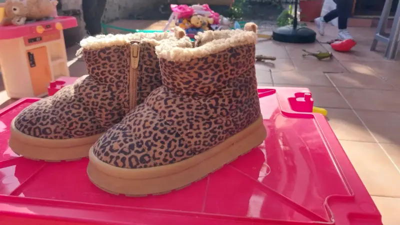 Botines infantiles con estampado animal - 2
