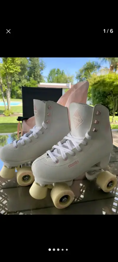 Patines y Bolso oxelo patines fucsia. - miniatura 4