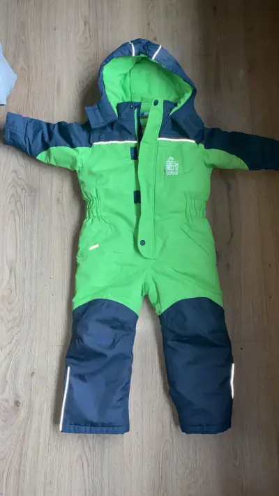 Overall de nieve color  verde para niño - miniatura 1
