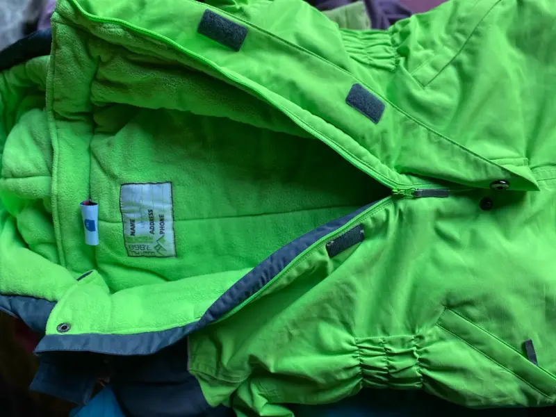 Overall de nieve color verde para niño - 2