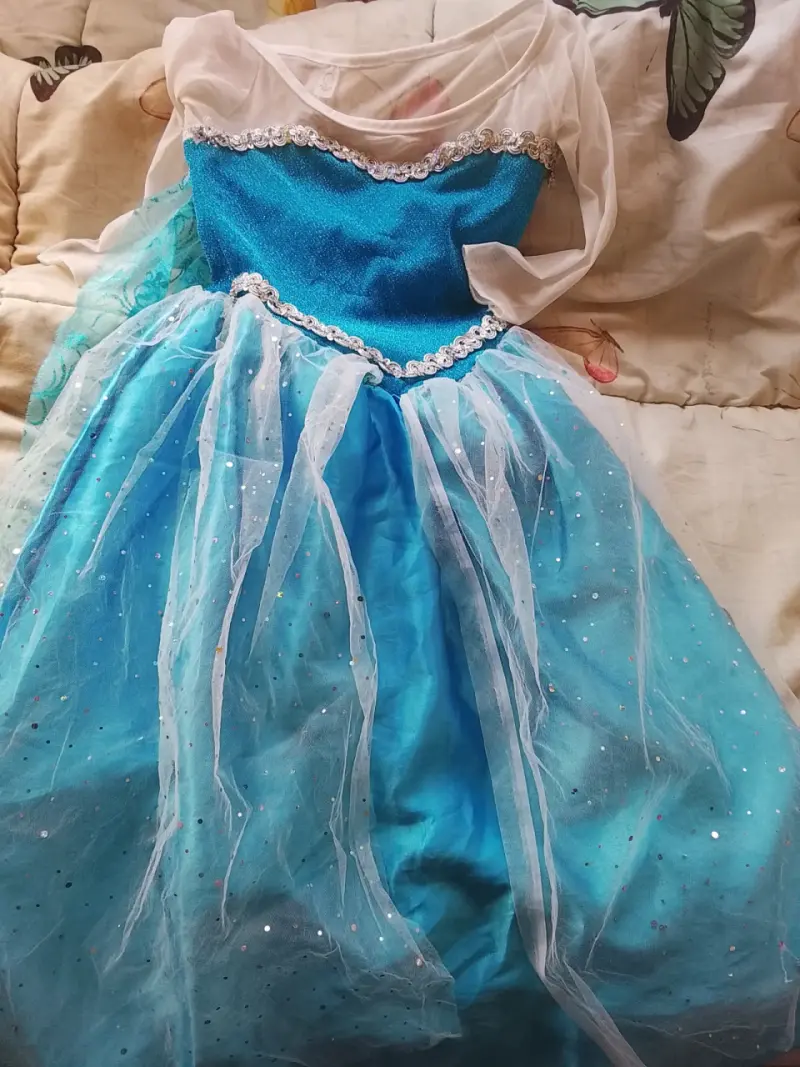 Vestido de princesa elsa talla 6