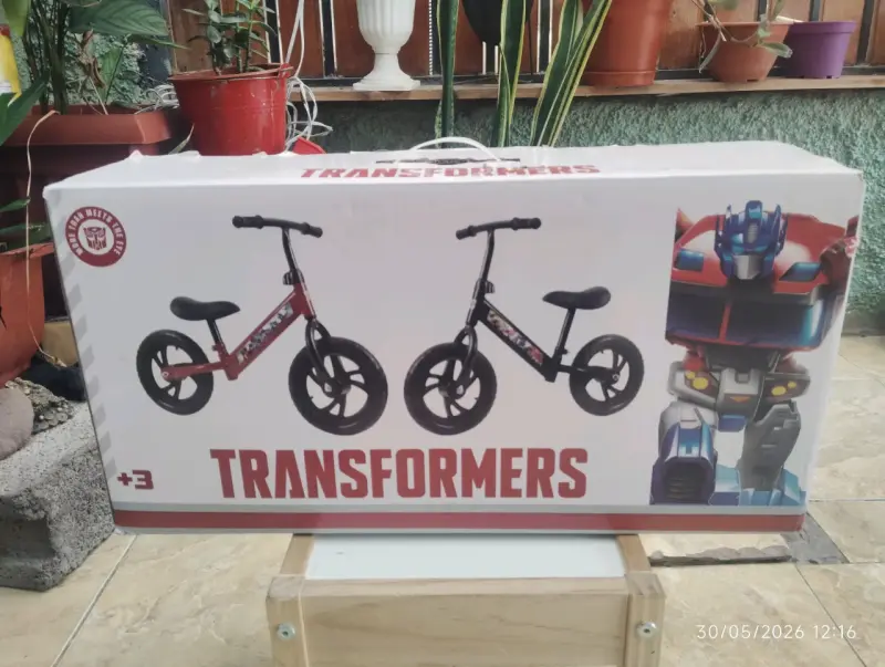 Bicicleta de equilibrio Transformers
