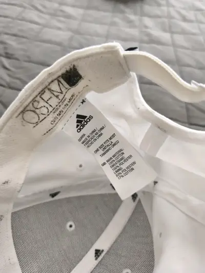 Gorra blanca Adidas - miniatura 3