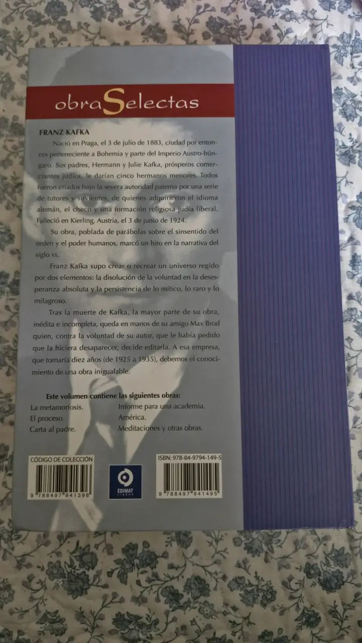 Libro 'Obra Selectas' de Franz Kafka - 3