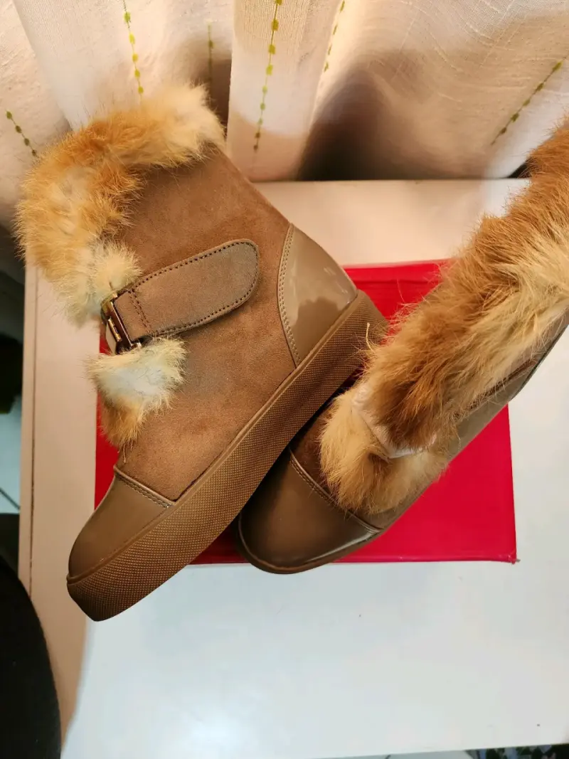Botas de invierno con pelaje - 1