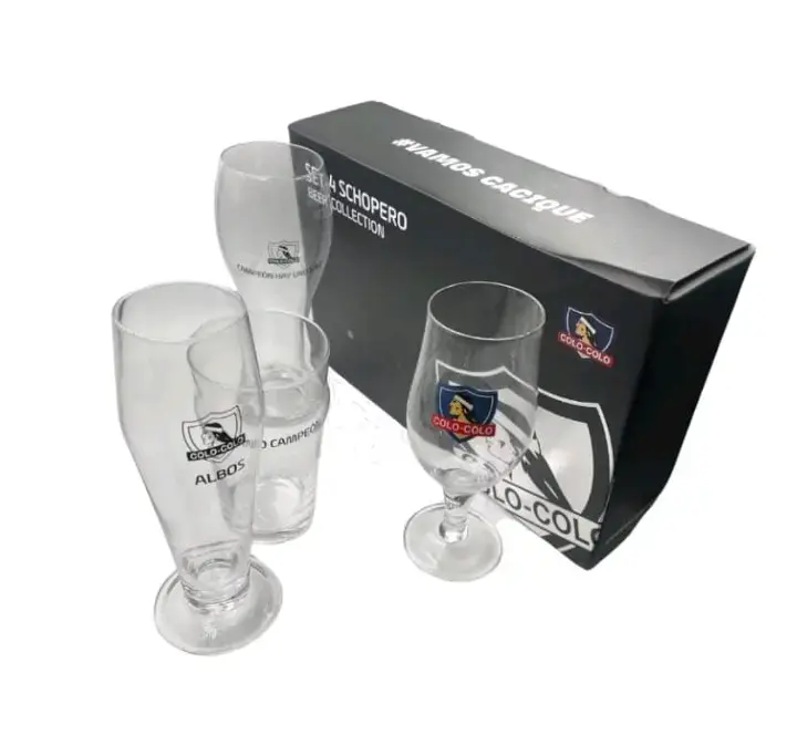 Set de vasos schoperos Colo-Colo - 1