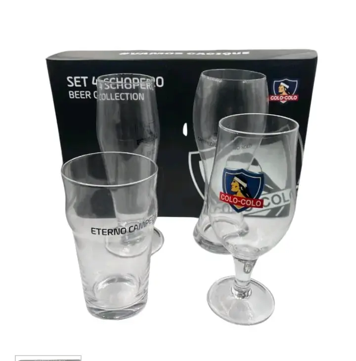 Set de vasos schoperos Colo-Colo - 2