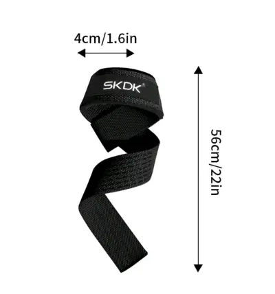 Correas de levantamiento SKDK negras - miniatura 2