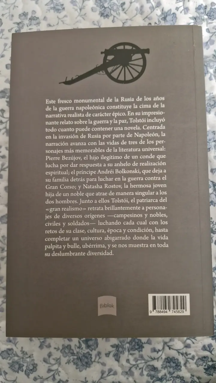 Libro "Guerra y Paz" de Tolstói - 2