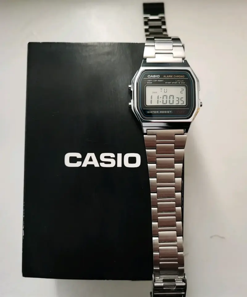 Reloj Casio Digital Unisex A-158WA-1DF - 4