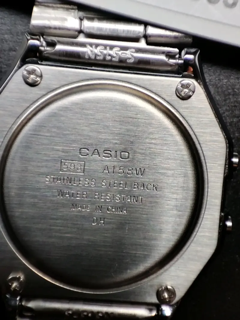 Reloj Casio Digital Unisex A-158WA-1DF - 6