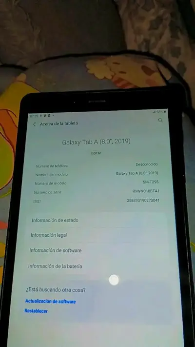Tablet Samsung Galaxy negra - miniatura 2