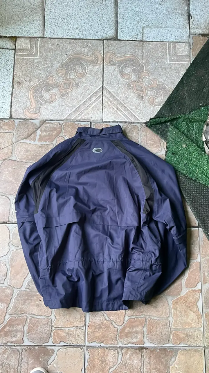 Chaqueta cortaviento azul - 2