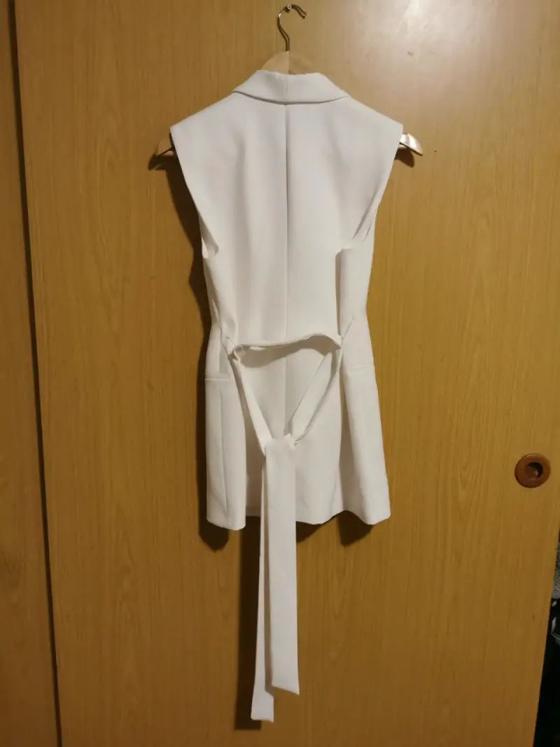 Blazer sin mangas blanco Zara - 2