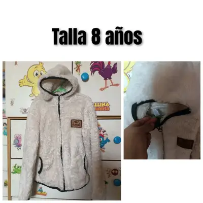 Abrigo infantil beige talla 8 - miniatura 6