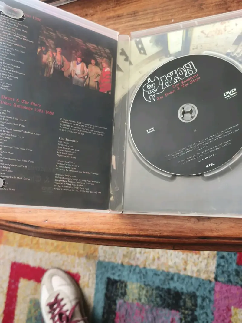 DVD Saxon Live Innocence - 2
