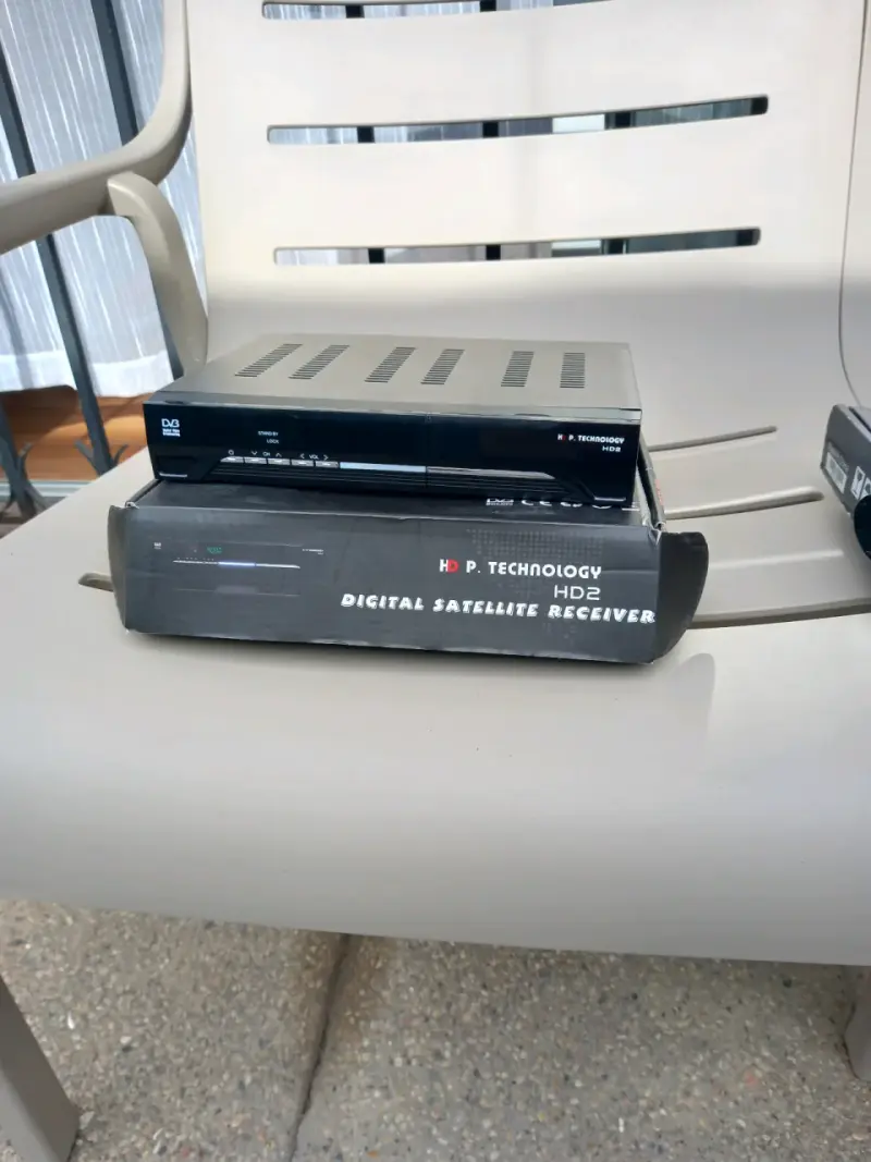 Receptor Satelital HD2 DVB más dongle I box - 1