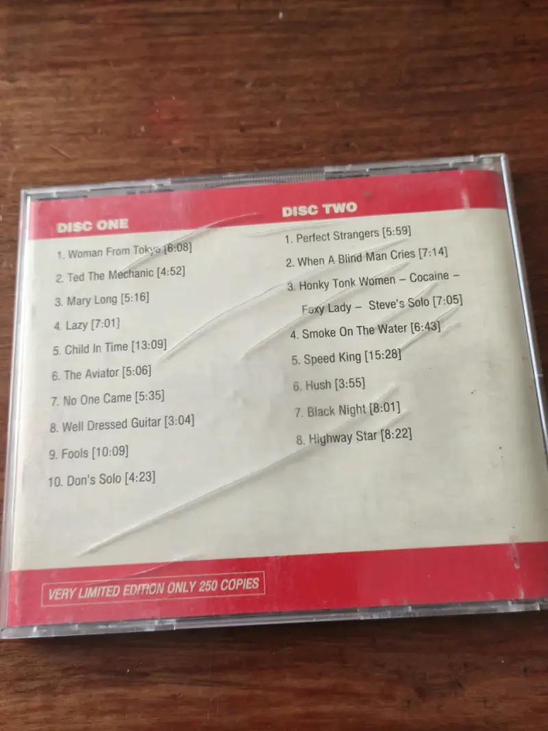 CD Deep Purple en vivo 2002 - 4