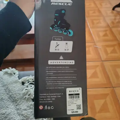 Patín Roller Ajustable Negro - miniatura 2
