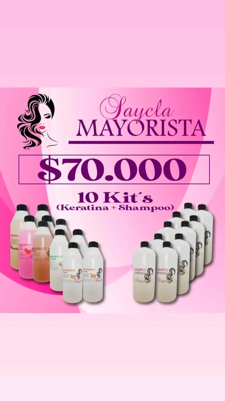 Kit Shampoo y Keratina Saycla